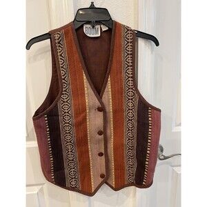 Vintage Boom Vest Small Boho Women’s Hippie Retro Fall Fashion